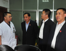 山西中医学院领导专家一行到我院参观指导工作