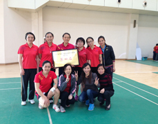 我院女子气排球队勇夺第十一届广西区直、中直企事业单位职工气排球比赛第四名