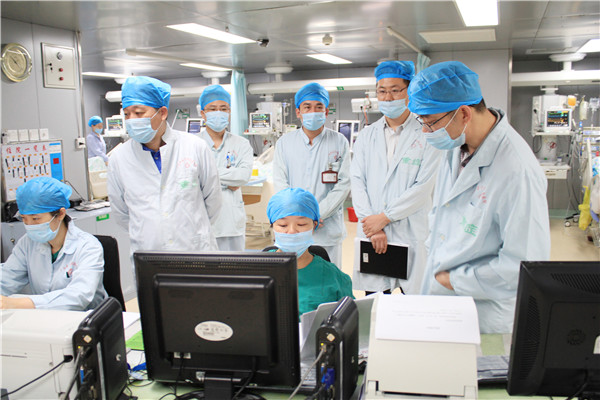 北海市人民医院一行莅临我院参观手术麻醉信息系统