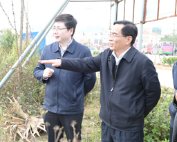 广西卫生计生委主任李国坚莅临空港院区新址视察