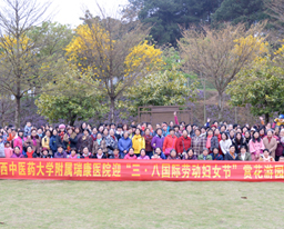细雨迎“三•八” 石门森林乐游园