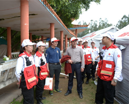 我院积极参与首届广西红十字系统应急救援队综合演练