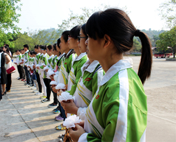 我院党委组织开展广西遗体器官捐献者缅怀活动