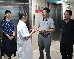 世中联药膳食疗研究会秘书长一行来我院参观交流