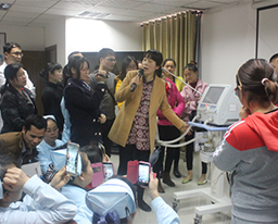 我院空港院区开展呼吸机临床应用培训活动