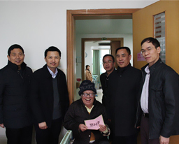 学校副校长庞宇舟到我院开展春节前走访慰问活动