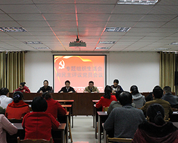 空港院区党支部召开“两学一做”专题组织生活会及开展民主评议党员会议