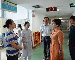 广西红十字基金会领导到我院考察