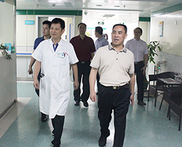 医院领导带队进行节前安全大检查