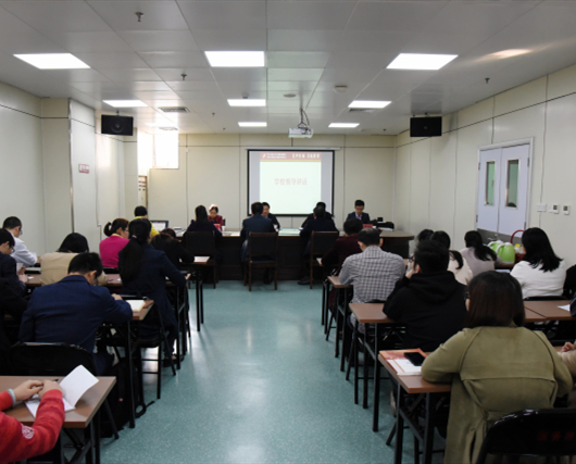 学校庞宇舟副书记出席我院期中教学检查教师座谈会