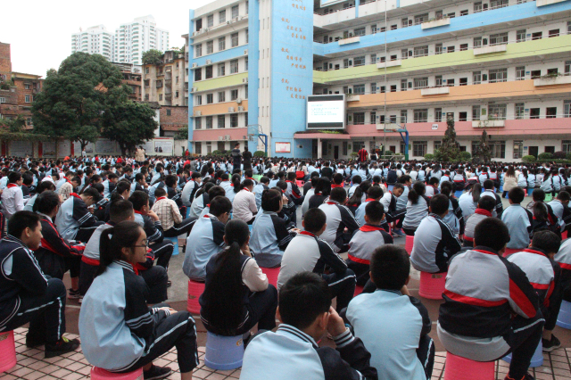 我院到华强小学开展小学生卫生教育