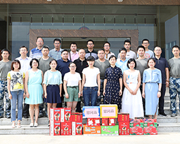 田阳院区“八一”建军节前赴驻田阳空军部队开展慰问活动