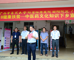 田阳院区开展2018健康扶贫——中医药文化知识下乡宣传暨义诊活动