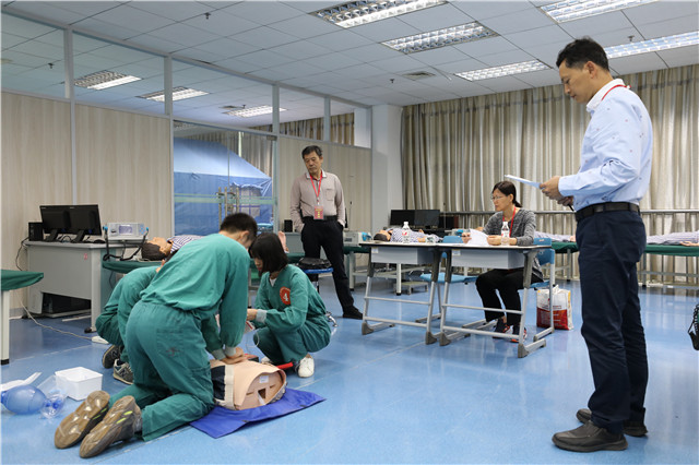 以患者安全为目标，以医疗安全为己任——我院举行2019年中西医结合急救应急技能竞赛