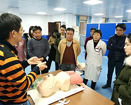 我院举办医技科室急救技能系列培训考核