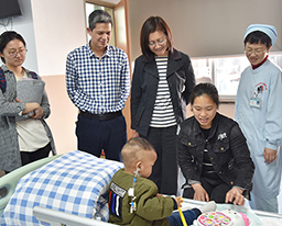 中国青少年发展基金会回访我院如新中华儿童心脏病救助项目