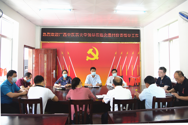 学校领导赴隆安县调研指导定点扶贫工作并看望慰问我院驻村“第一书记”