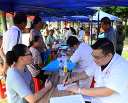 田阳院区举行中医适宜技术推广培训暨义诊活动