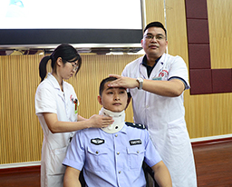 田阳院区受邀到百色市公安局田阳分局开展培训