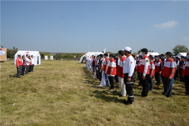 贴合实战快速反应——广西国家中医疫病防治队与自治区红十字会举行联合演练