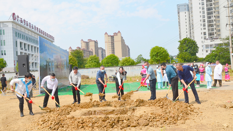 百色市田阳区120医疗急救中心建设项目开工仪式顺利举行
