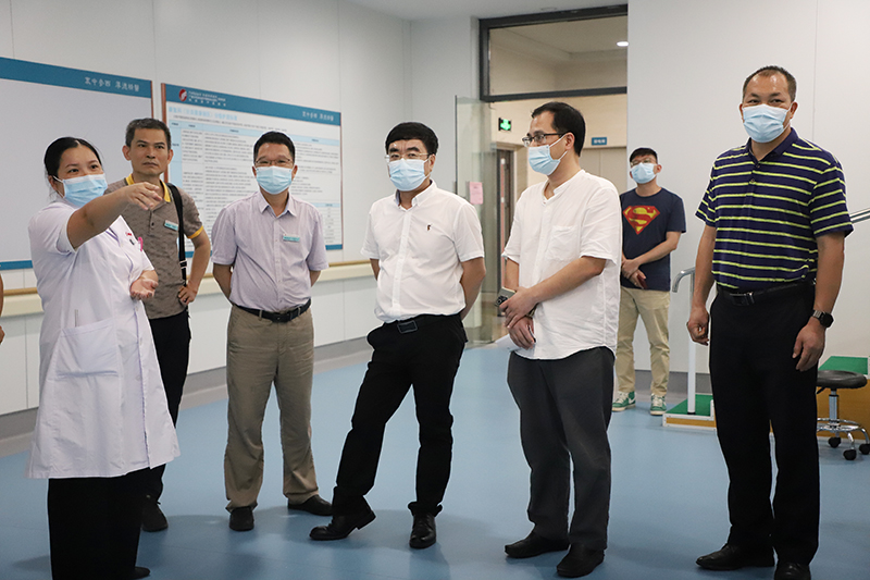 自治区残联领导莅临空港院区开展残疾人工作调研