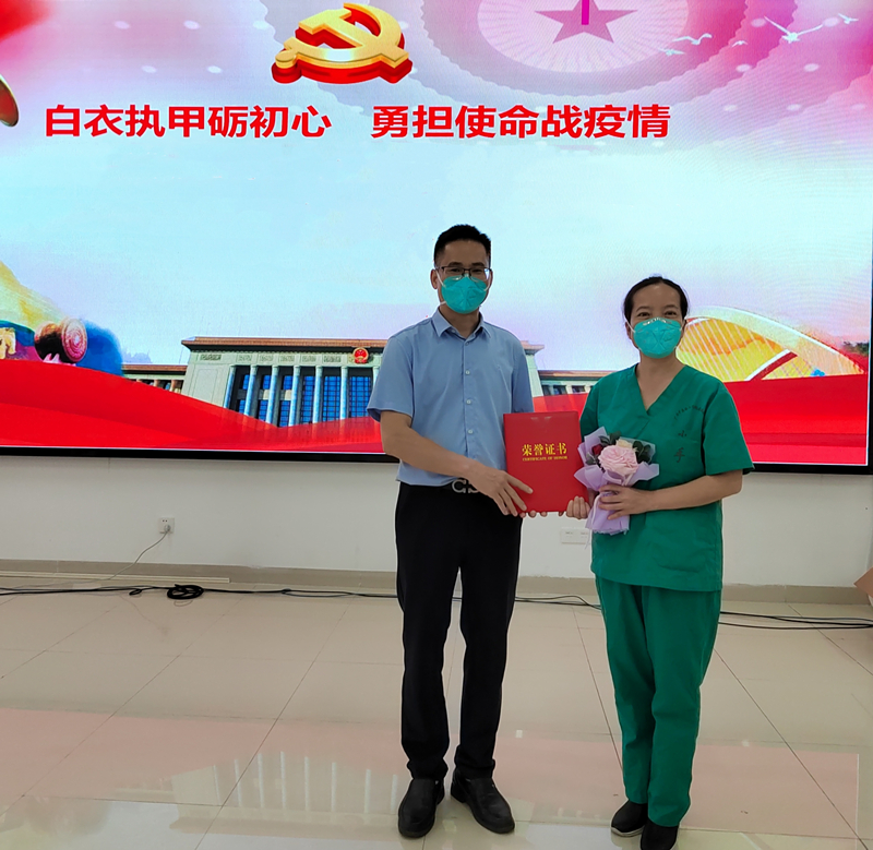 院感防控 援边抗疫——“疫”线专家“老兵”黄妮妮抗疫侧记