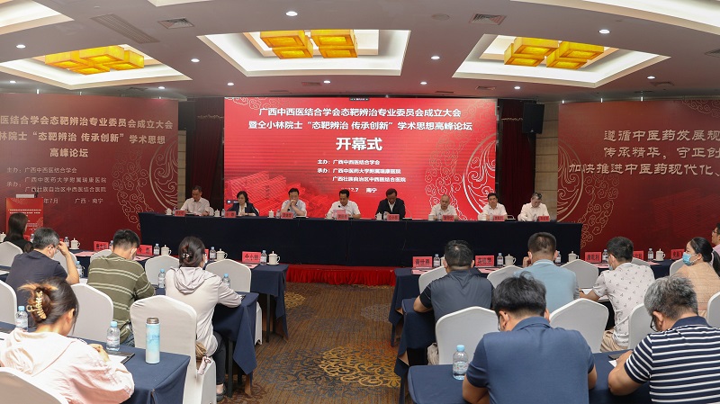 广西壮族自治区政协副主席、党组副书记黄世勇出席我院承办的广西中西医结合学会态靶辨治专业委员会成立大会暨仝小林院士“态靶辨治 传承创新”学术思想高峰论坛