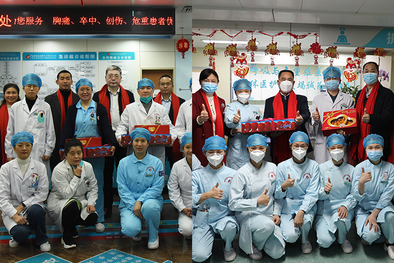 春意浓，情谊更浓丨医院领导亲切慰问坚守一线的医院职工