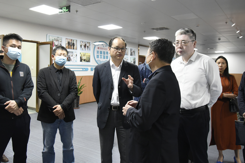 中国中医药科技发展中心调研组一行莅临我院调研指导