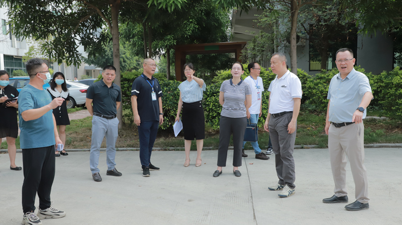田阳区领导一行到田阳院区进行创文巩卫工作督导检查