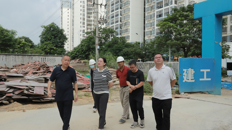 田阳区领导一行到田阳院区开展服务月行动调研工作