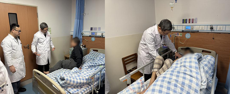 3刘蔚东教授术前查看患者.jpg 3刘蔚东教授术前查看患者.jpg