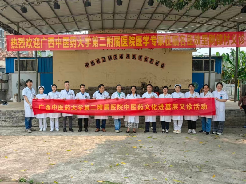 中医药文化进基层 健康服务暖民心——广西中医药大学第二附属医院赴西乡塘区金陵镇刚德村开展义诊活动